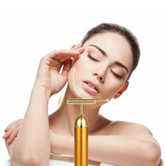 24K Gold Facial Roller Massager